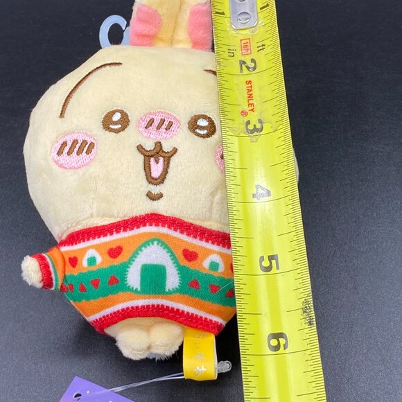 Chiikawa 7-11 Collab Sweater Usagi (D) Key Chain Plush Doll 2024 Christmas NWT - Picture 12 of 13